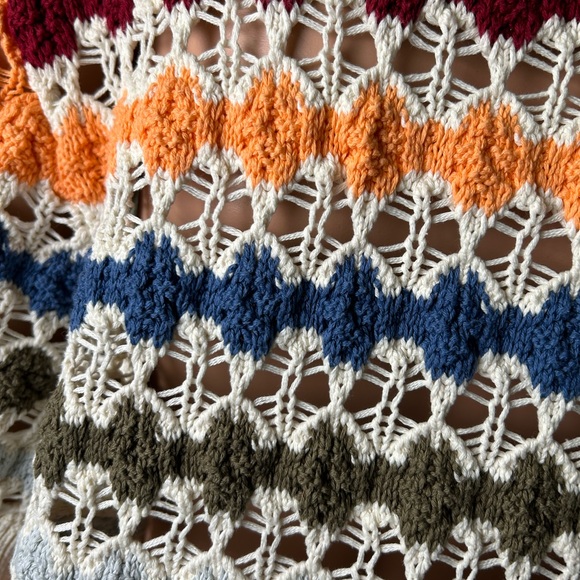 CATO women’s plus size 22/24W short sleeve crew neck crocheted summer sweater - Picture 5 of 6